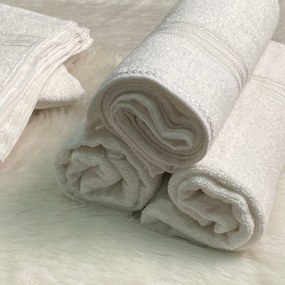 Royal Comfort Turkish Big Towel Set – White (3 Piece set)