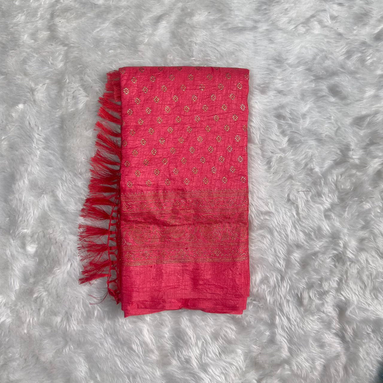 Kasmiri Silk Saree Red Dress Code