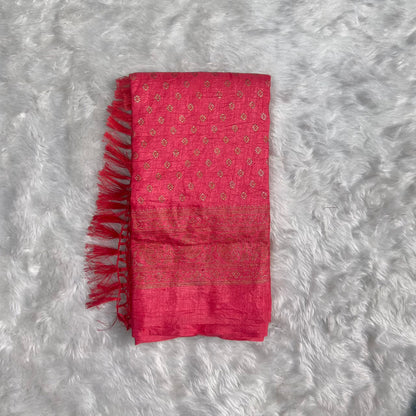 Kasmiri Silk Saree Red Dress Code