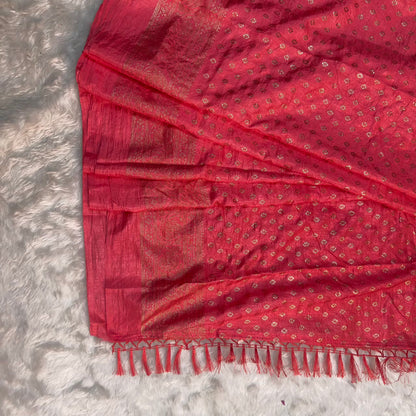 Kasmiri Silk Saree Red Dress Code