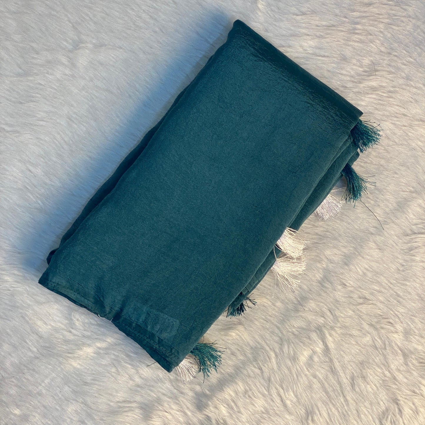 Crushed Chiffon Pastel Dress Code Saree Blue