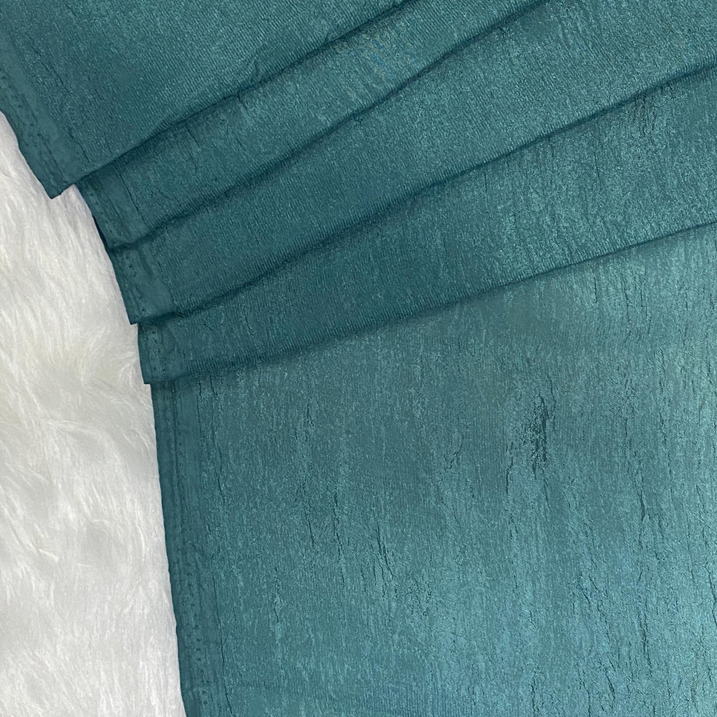 Crushed Chiffon Pastel Dress Code Saree Blue