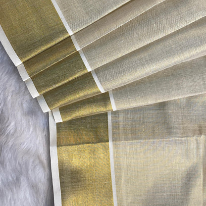 Traditional Tissue Gold Kerala Saree
