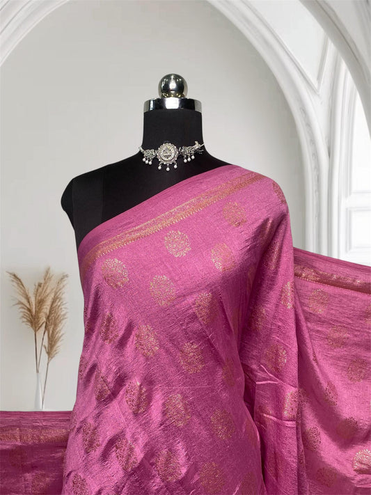 Vaigha Vichitra Jalar Fancy Saree Dress Code Dark Pink Dress Code
