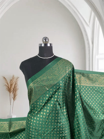 Leela Kashmiri Silk with Floral Design Dress Code