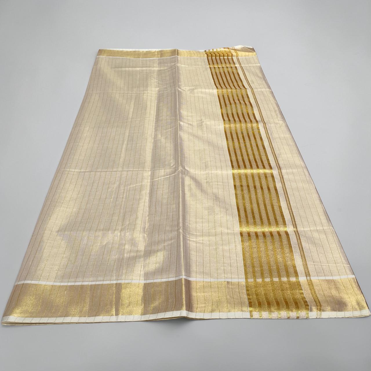 Rich Pallu Stripe Tissue Saree