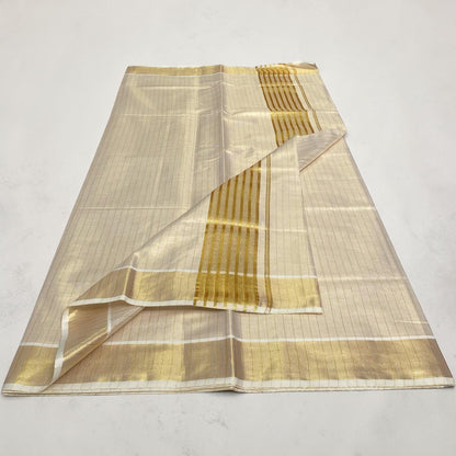 Rich Pallu Stripe Tissue Saree