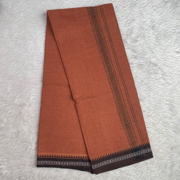 Rust Brown Kavi Mund with Black Border