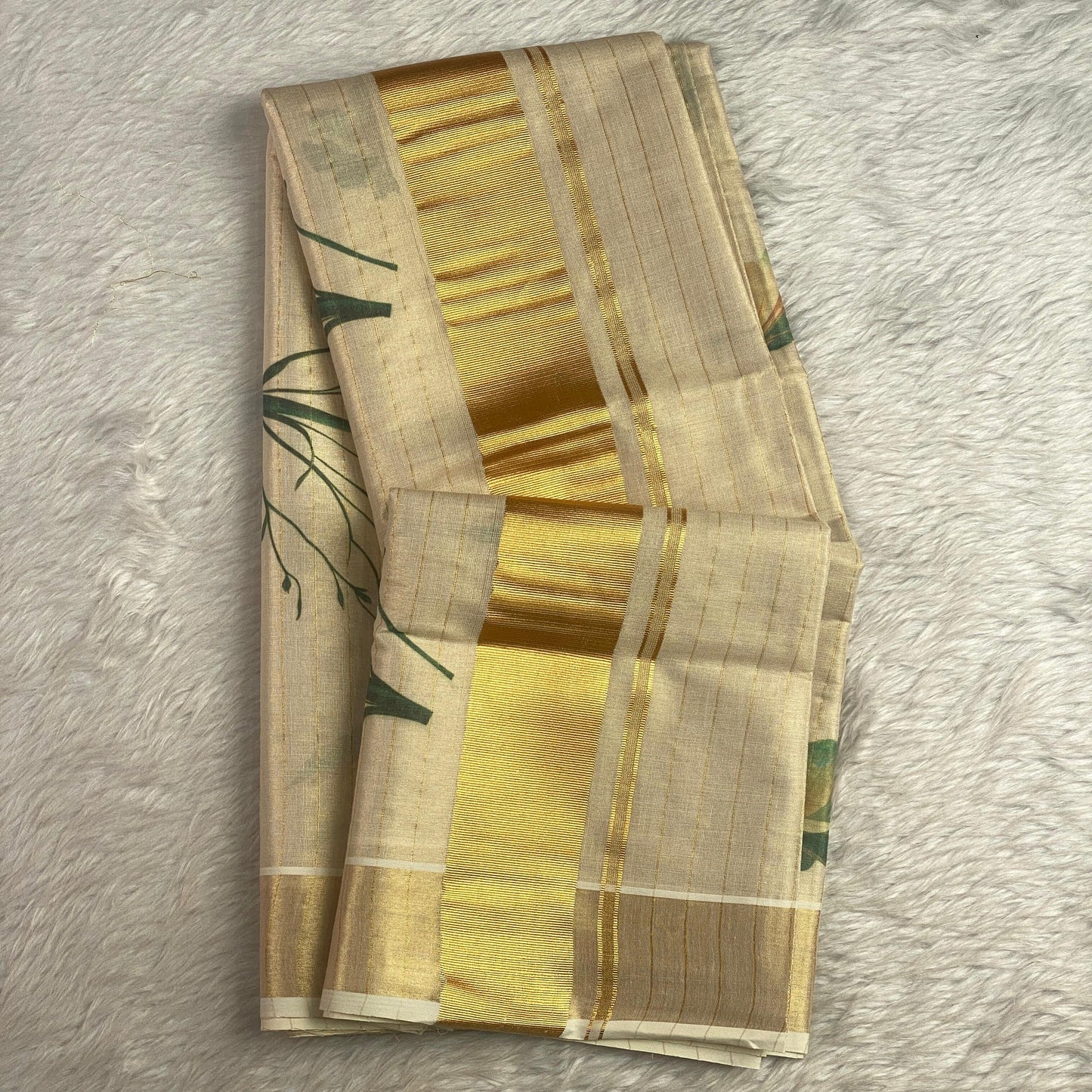 Tissue Green Rose Digital Print