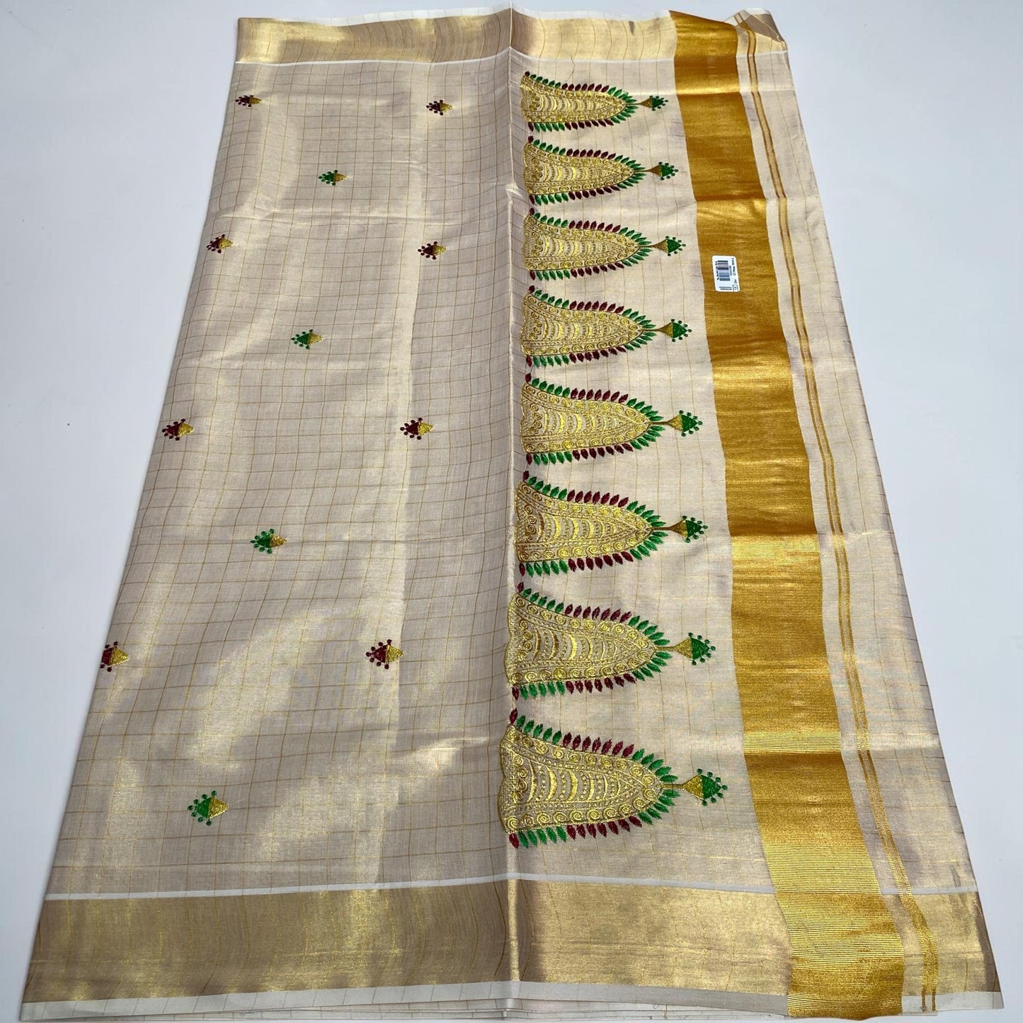 Swarna Nettipattom Kerala Tissue Saree 🐘👑