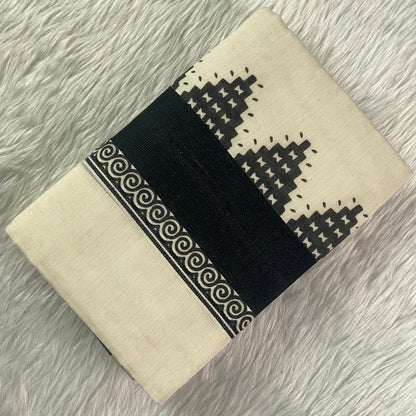 Set Mund with Black Vintage Temple Border