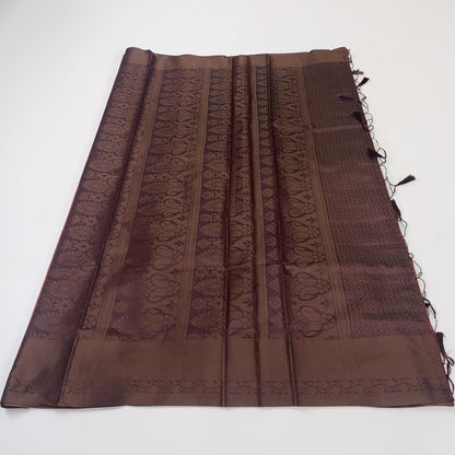 Theertha Soft Silk Saree Brown