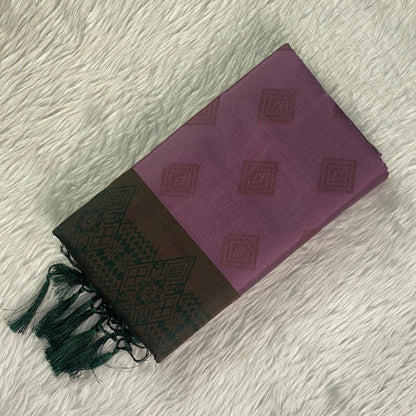 Theertha Soft Silk Saree Lavender