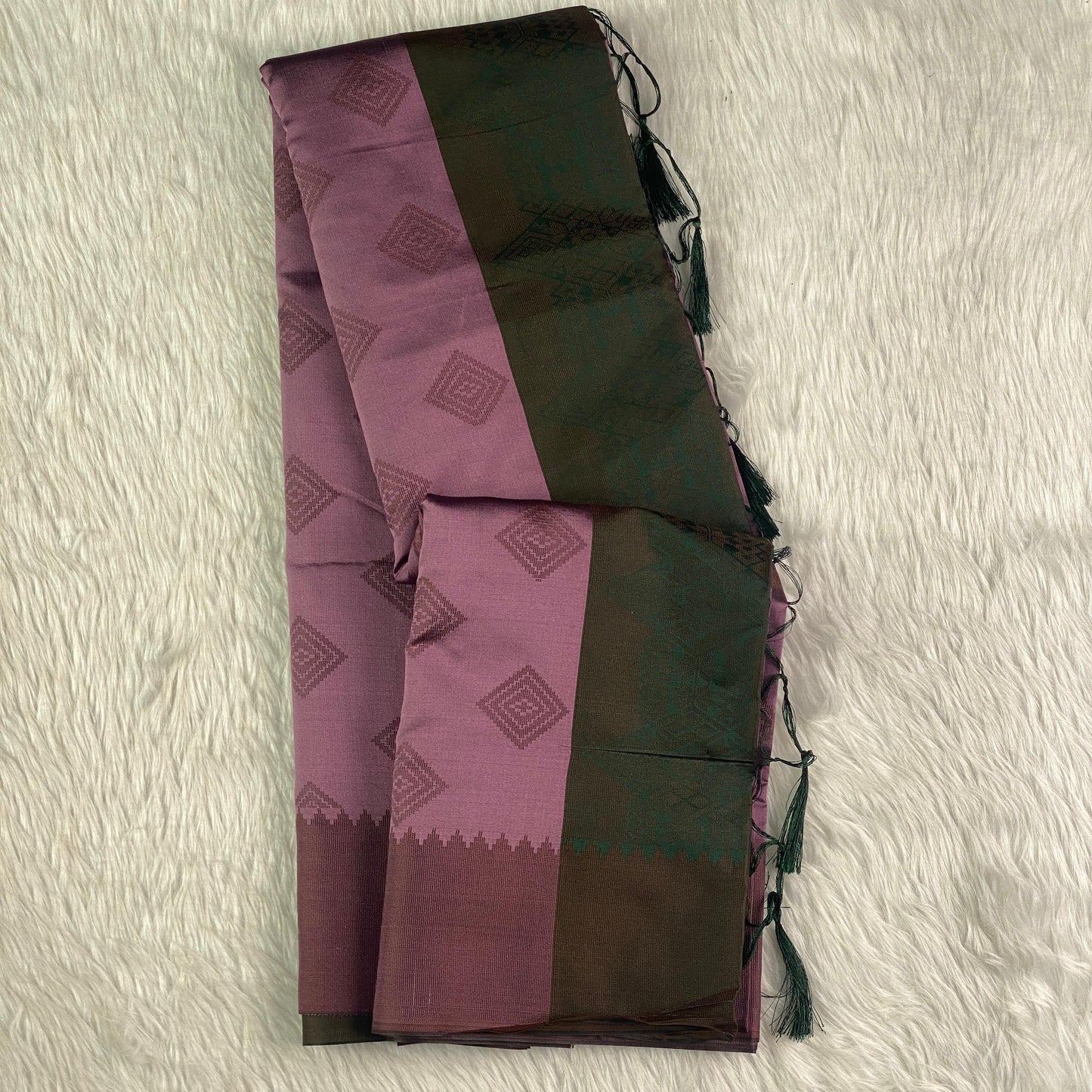 Theertha Soft Silk Saree Lavender