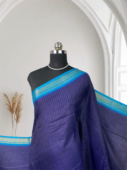 Nila Light weight Saree Blue