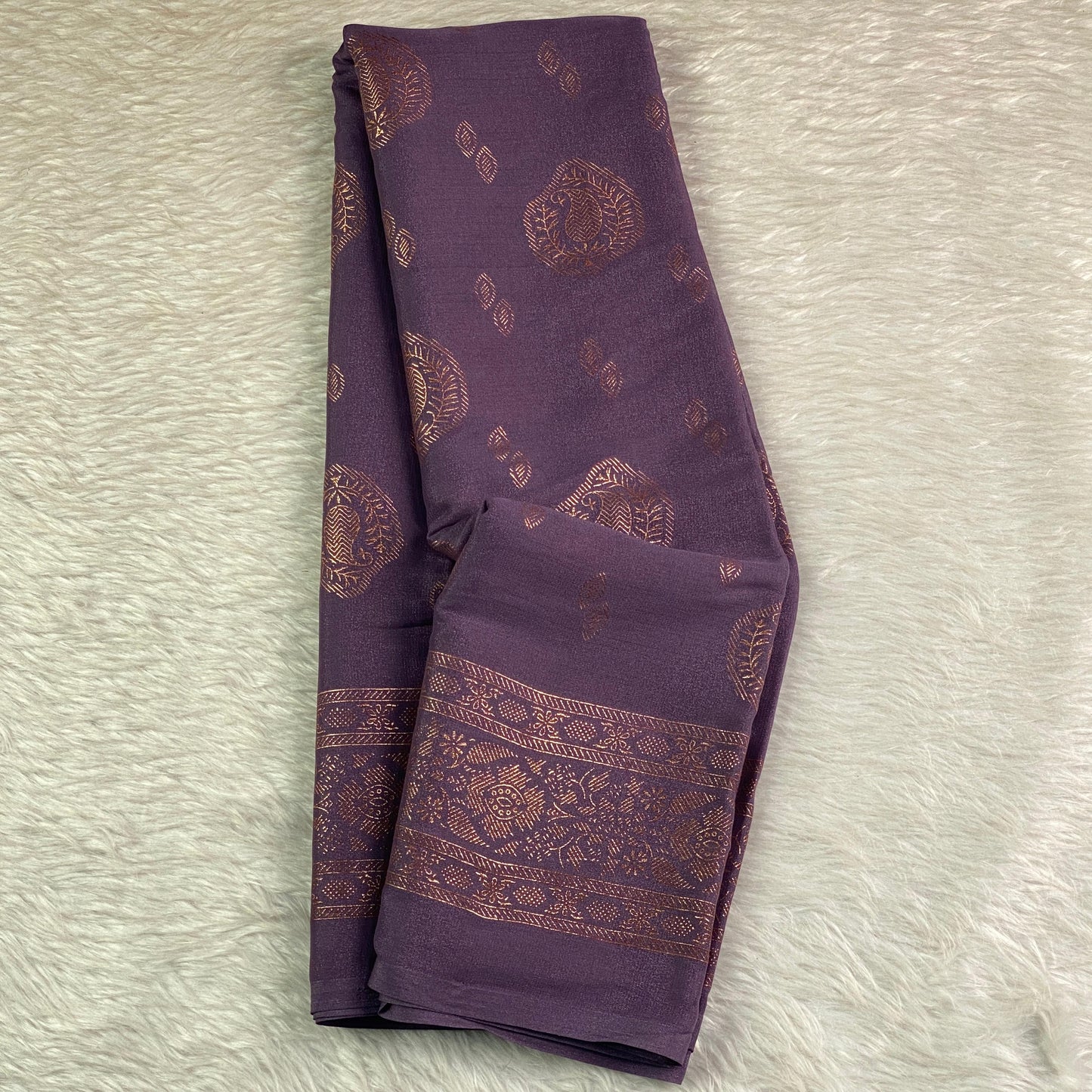 Kashmiri Silk Saree Lavender (Dress Code)
