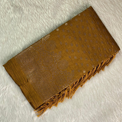 Kashmiri Silk Saree Mustard (Dress Code)