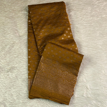 Kashmiri Silk Saree Mustard (Dress Code)