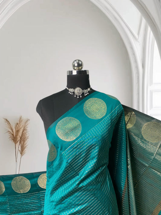 Laya Semi Soft Silk Wedding Collection Green