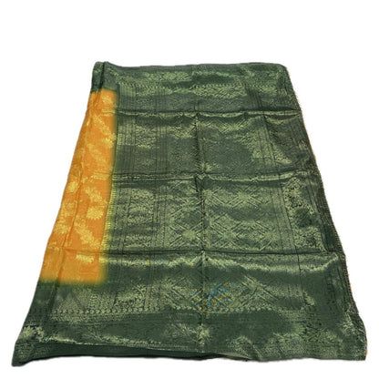 Thamanna Chanderi Silk Saree Yellow