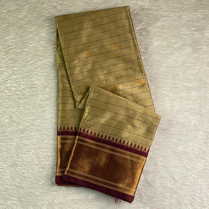 Avani Soft Silk lines Saree  Pastel Shade