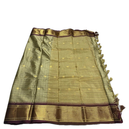 Avani Soft Silk lines Saree  Pastel Shade