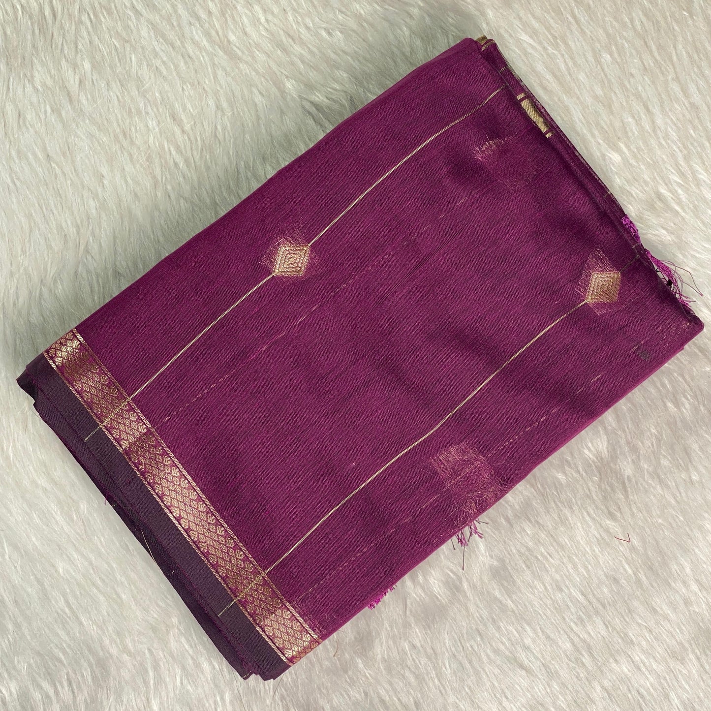 Saikala  Chanderi Silk Sarees Purple