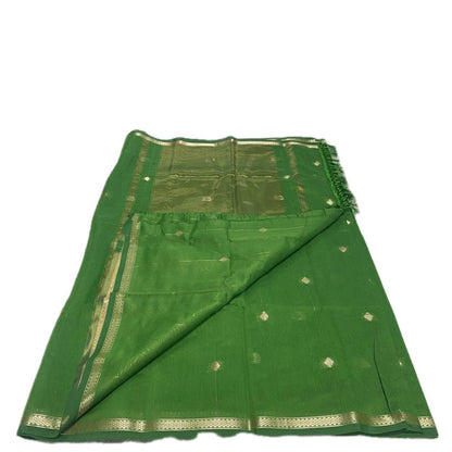 Saikala  Chanderi Silk Sarees Green