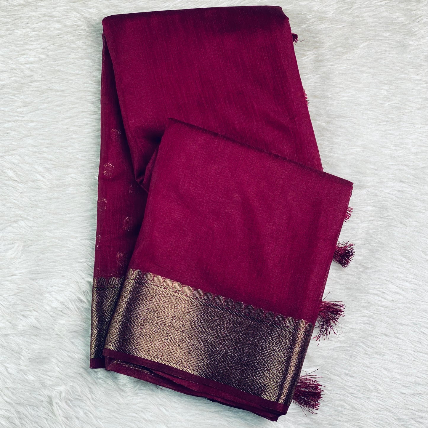 Kavitha Jute Saree Purple