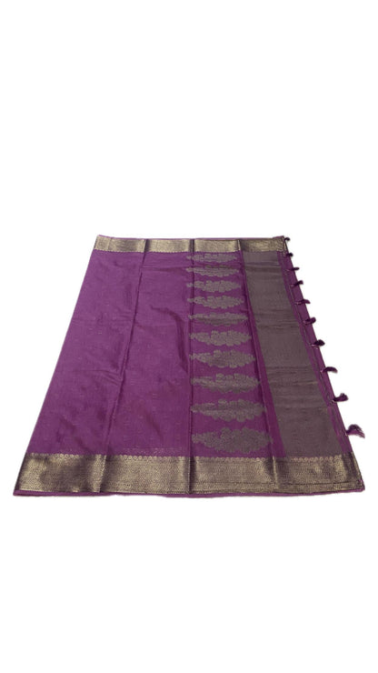 Kavitha Jute Saree Pink