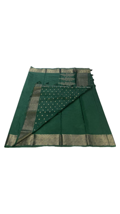 Kavitha Jute Saree Green
