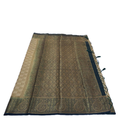 Sheena Georgette Saree with Zari Checks & Contrast Border