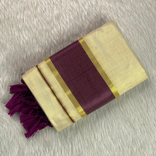 Chothi Set Mund with Purple Border