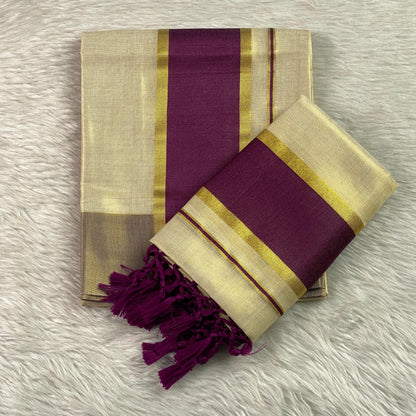 Chothi Set Mund with Purple Border
