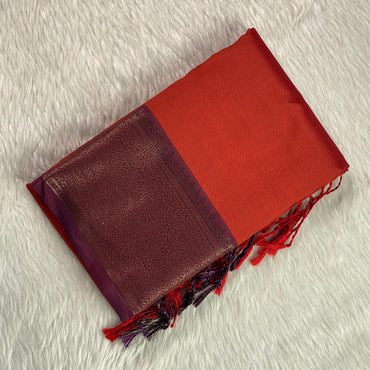 Vaidehi Silk Saree Orange
