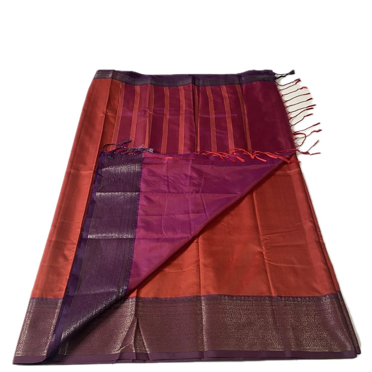 Vaidehi Silk Saree Orange