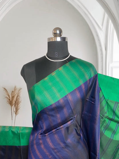 Nakshathra Soft Silk Saree Blue