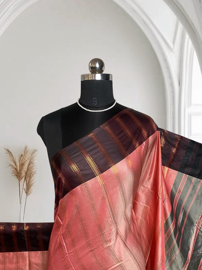 Nakshathra Soft Silk Saree Peach