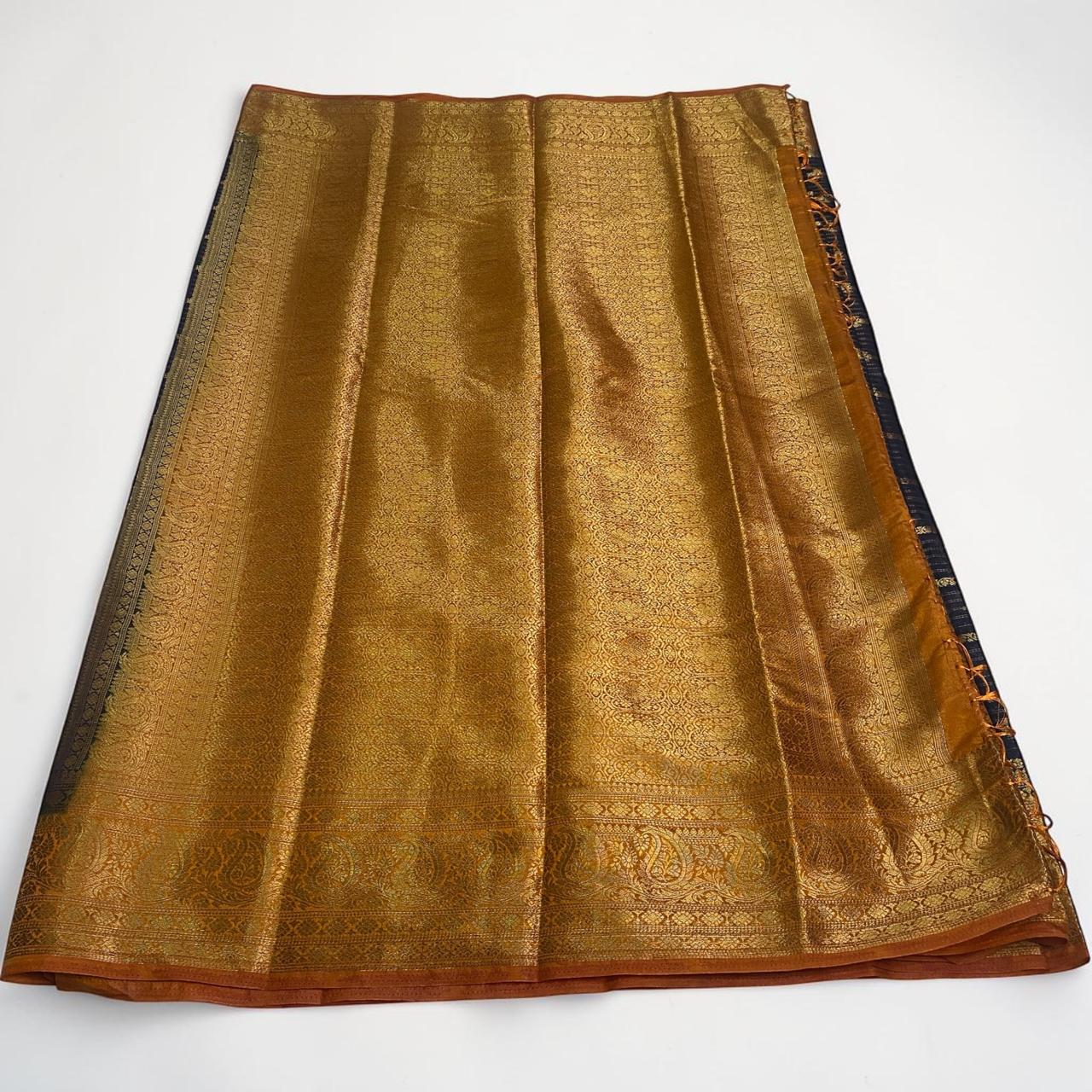Gopika Georette  Banarasi Saree Blue