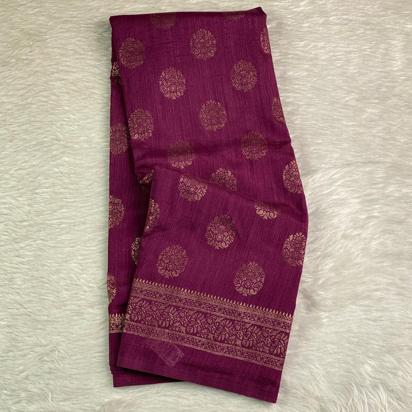 Vaigha Vichitra Jalar Kashmiri Silk Purple Dress Code