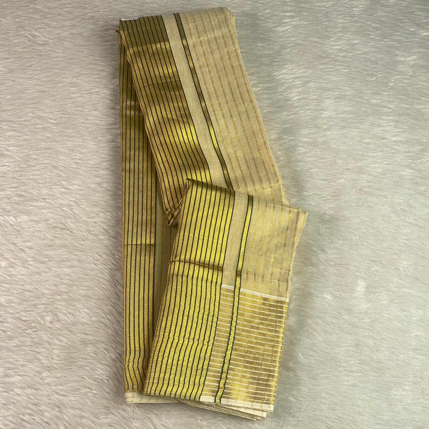 Barani Golden Glow Saree 🌼Green