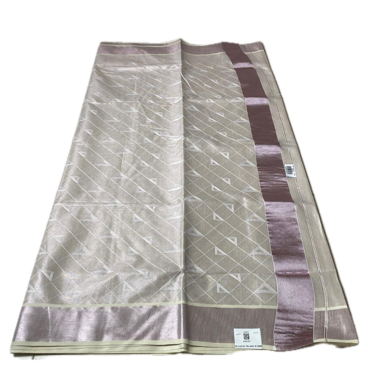 Malini Pink Kasavu Set Saree