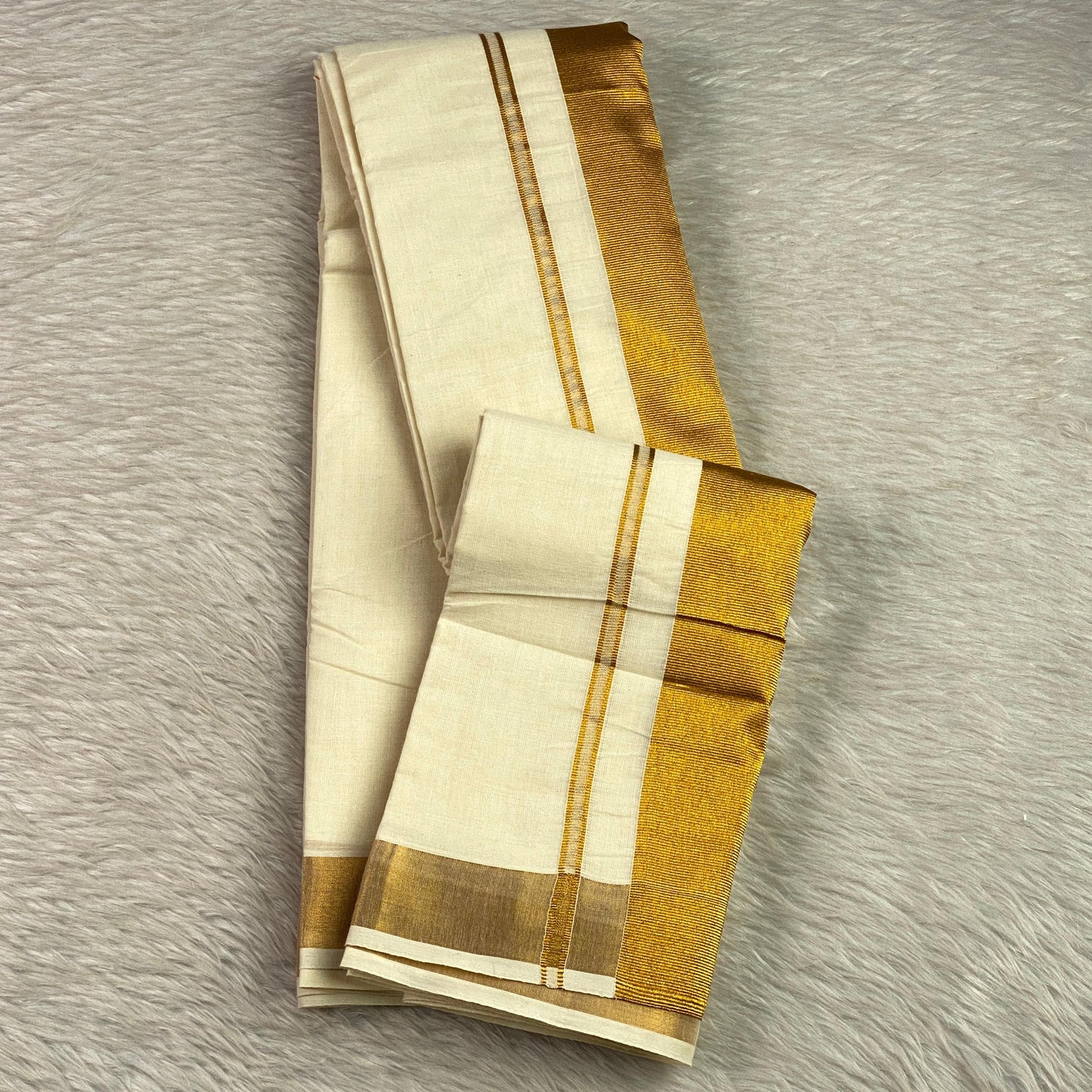 Malini Golden Kasavu Set Saree