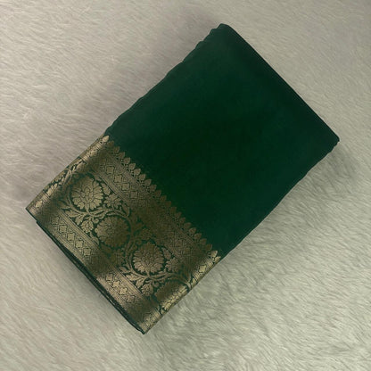 Harini Pure Banarasi Saree in Green