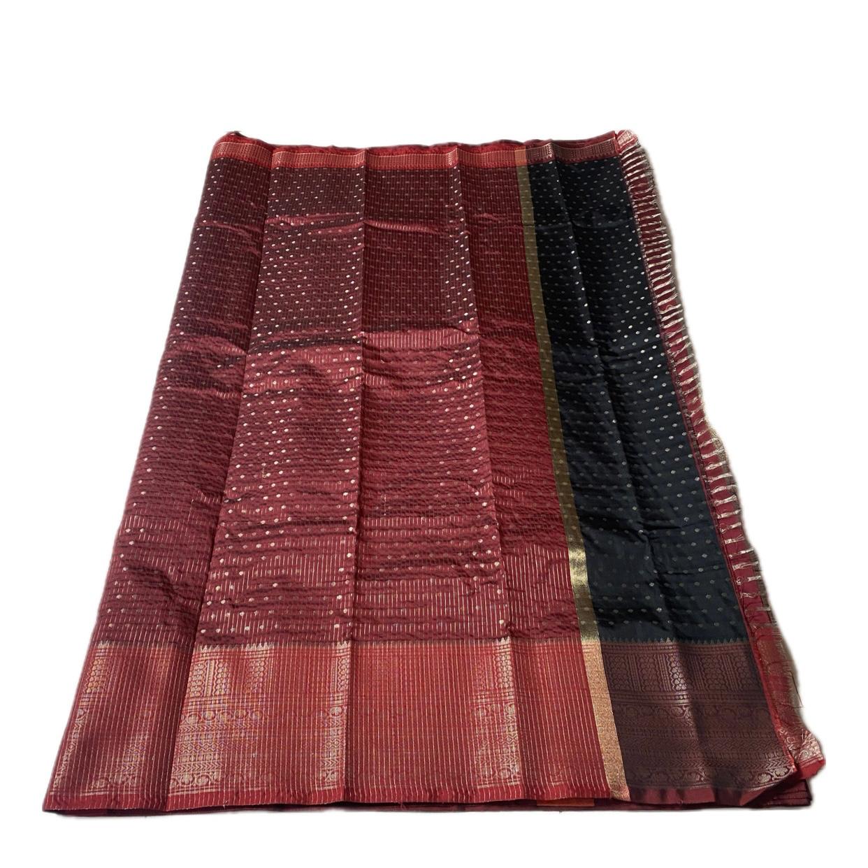Priya Banarasi Butti Silk Saree Black