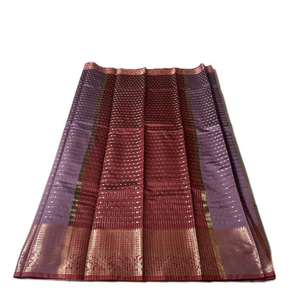 Priya Banarasi Butti Silk Saree Lavender