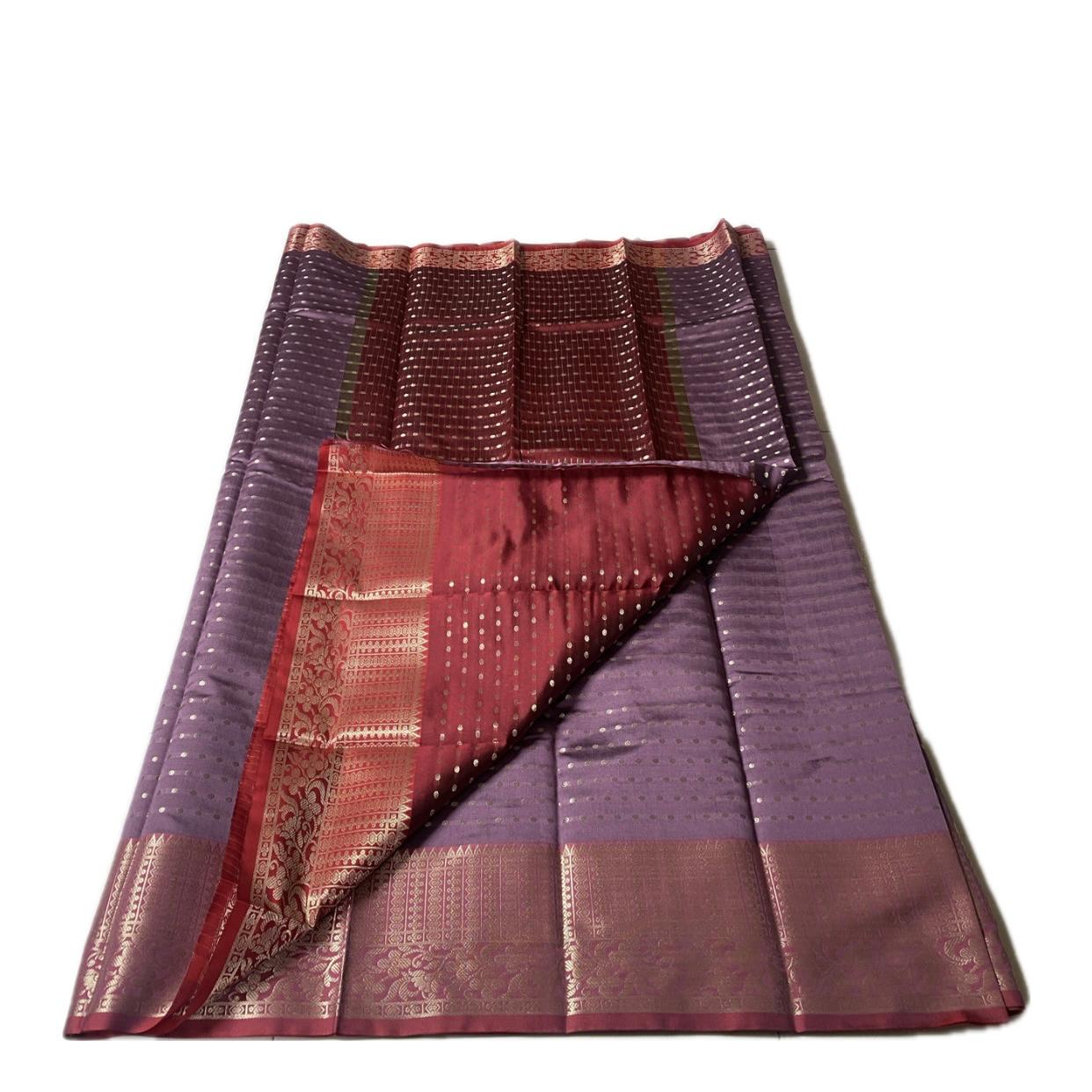 Priya Banarasi Butti Silk Saree Lavender