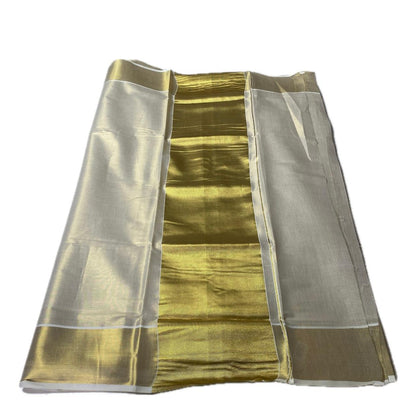 Dhanu Set Saree With Big Golden Kasavu