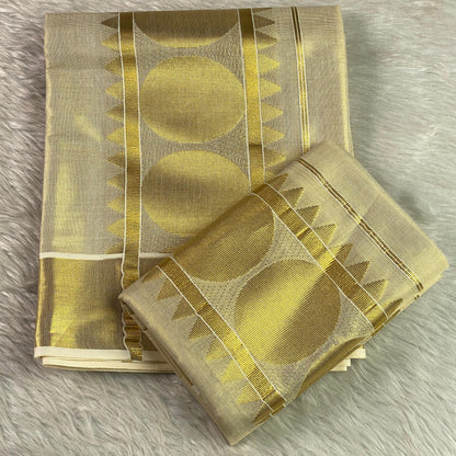 Makam Temple Coin Butta Golden Set Mund