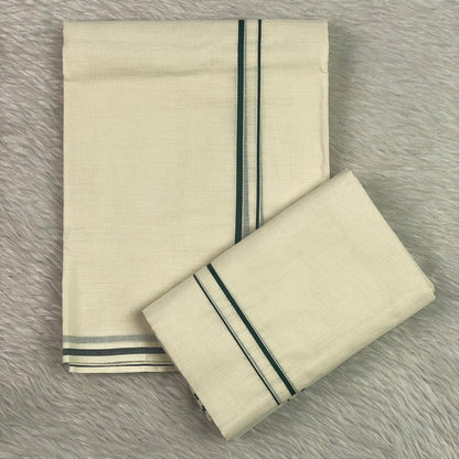 Puliyilakkara Set Mund Green Kara